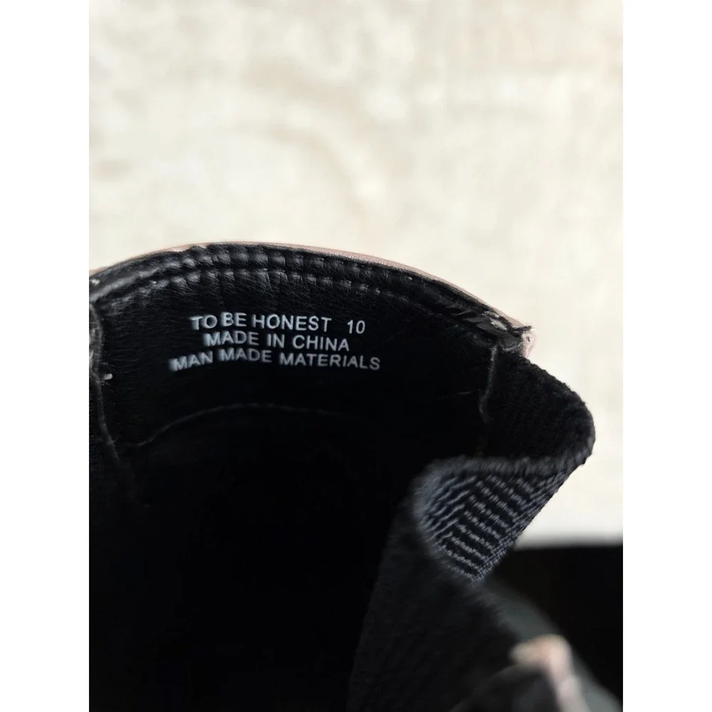 Corkys To Be Honest Metallic Rose Gold Chelsea Boots Lug‎ Sole Size 10